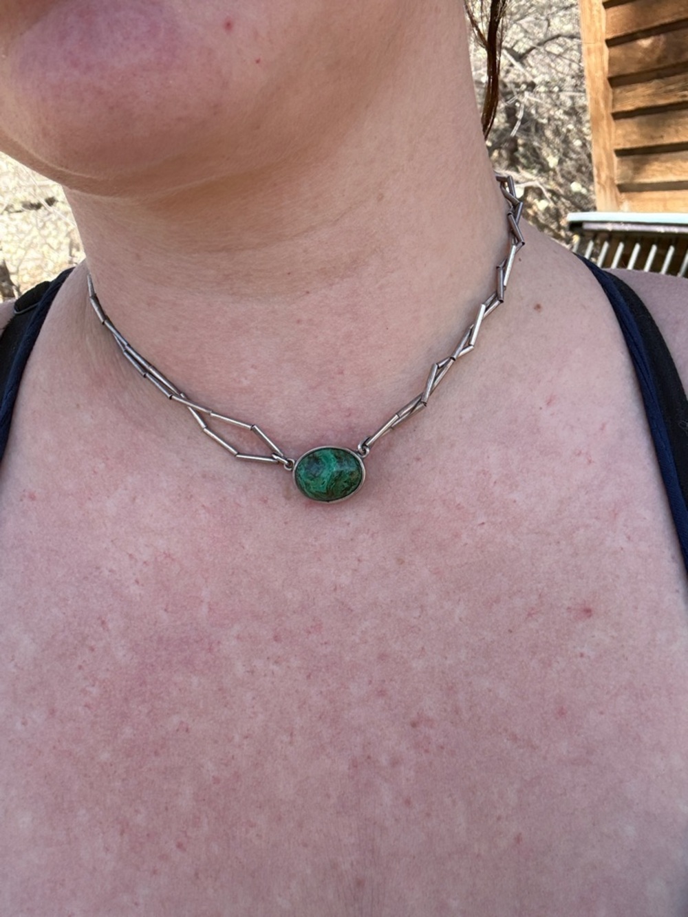 Vintage signed 925 Elegant Sterling  Silver marcasite choker liquid beads - Picture 5 of 5